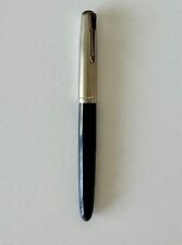 Vintage Parker 51 Black Fountain Pen with Jeweled Cap picture