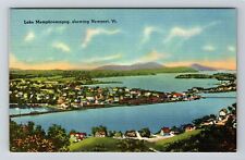 Newport VT-Vermont, Lake Memphremagog, Vintage Postcard picture