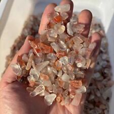 Tumbled Red Fire Quartz Crystal Chips Bulk Natural Stones picture