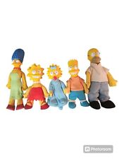 Vtg 1990s The Simpsons Family 5 Vinyl Plush Dolls Matt Groening 20th Century Fox picture