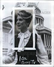 1964 Press Photo Actress Inger Stevens stars in 