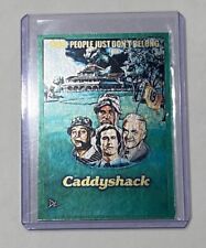 Caddyshack Platinum Plated Artist Signed “Snobs Vs. Slobs” Trading Card 1/1 picture