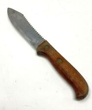 Vintage R Murphy Fisherman PAL Fixed Blade Knife Ayer MASS Stainless Wood Handle picture