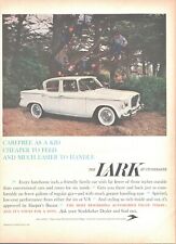 1959 Studebaker Lark Vintage Print Ad Carefree As A Kid Cheaper To Feed  picture