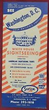 Vintage 1972 - See Washington, D.C-Your Nations Capital-White House Sightseeing picture