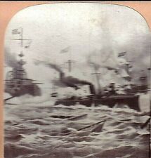 Battle of Manila Bay Philippine American War Stereoview Photograph 1900 Kilburn picture