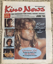  Vintage JUNE 1993 McDonalds German Kino News Newspaper Germany KURT RUSSEL picture
