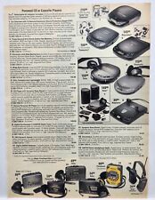 1996 Sony Panasonic CD Players Boombox Stereo JC Penney Catalog Two Pg Print Ad picture