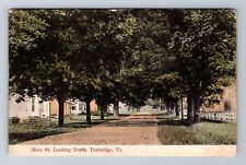 Tunbridge VT-Vermont, Main Street Looking North, Vintage c1919 Souvenir Postcard picture