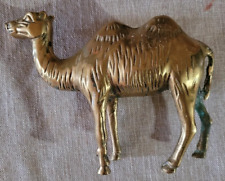 VTG SOLID HEAVY BRASS DOUBLE HUMP CAMEL 5.5T X 7.5 MCM picture