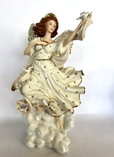 Lenox Millennium Messenger Angel Figurine w/Doves LE Pristine Condition 12