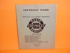 1960 CHEVROLET CORVETTE TRUCK DELCO AM RADIO GUIDE-MATIC SERVICE MANUAL ORIGINAL picture