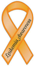 Ribbon Shaped Awareness Support Magnet - Leukemia - Cars, Trucks, Refrigerator picture