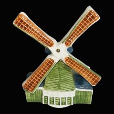 Vintage Royal Goedewaagen Windmill Poly Delft Hand Painted Porcelain. Holland. picture