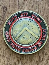 E77 NYPD ATF USMS New York Group V Task Force Sparta Police Challenge Coin picture
