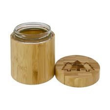 250ml Bamboo Wooden Smell Proof Stash Jar For Herb And Spices picture