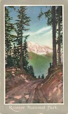 Rainier National Park Washington, Mount Rainier, Union Pacific, Vintage Postcard picture