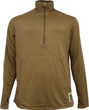 USMC FROG Grid Fleece Thermal Pullover: XL-Regular Coyote Brown Long Sleeve, New picture