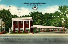 Hickerson Motel Court, Nashville, Tennessee TN 1957 Postcard picture