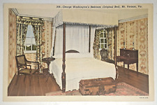 George Washington's Bedroom (Original Bed), Mt. Vernon, Va., linen - Unposted picture