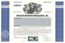 American Bank Note Holographics, Inc. - 1985 Specimen Stock Certificate - Specim picture