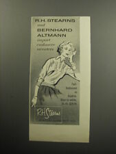 1957 R.H. Stearns Bernhard Altmann Cashmere Sweater Advertisement picture