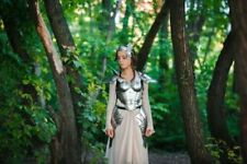 Christmas Medieval Warrior Lady Upper Body Suit Of Armor Larp Cosplay Costume picture
