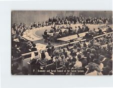 Postcard Economic and Social Council of the United Nations New York USA picture