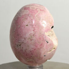 62mm Peruvian Pink Rhodochrosite Egg Natural Crystal Druzy Mineral Gemstone  picture