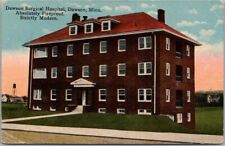 Vintage DAWSON, Minnesota Postcard DAWSON SURGICAL HOSPITAL 1918 MN Cancel picture