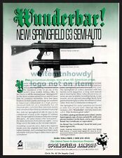 1988 SPRINGFIELD ARMORY G3M-A3 and G3-A4 Rifle Original PRINT AD picture