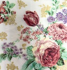 Two Individual Luncheon Decoupage Paper Napkins Floral Flowers Vintage Roses picture