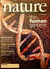  THE HUMAN GENOME SPECIAL ISSUES Science 16 Feb 2001 AND Nature 15 Feb 2001 picture