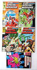 LOT OF 5 G. I. JOE COMICS SPECIAL MISSIONS #3 #4 #8 #9 #10 1986 MARVEL COMICS picture