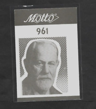 1987 Motto Celebrities #961 SIGMUND FREUD Card picture