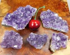 Amethyst Clusters (3pcs)  Light Druzy Crystal Display Piece Natural Purple picture