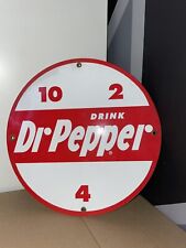 Reproduction DRINK DR. PEPPER 10, 2, 4  PORCELAIN ADVERTISING SIGN picture