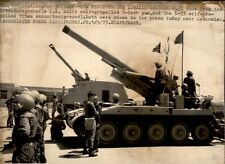 LG999 1973 AP Wire Photo NEW PUNCH IN THE ISRAELI ARSENAL U.S. M110 8-INCH GUN picture