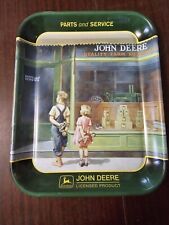 John Deere Diecast Serving Tray Vintage Collectible In Excellent picture