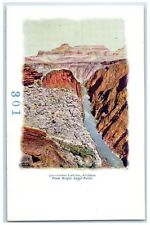 c1905's From Bright Angel Point Scene Grand Canyon Arizona AZ Embossed Postcard picture