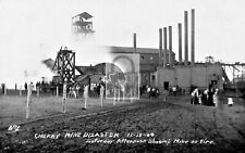 Cherry Mine Disaster Fire Illinois IL Reprint Postcard picture