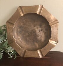 Vintage Solid Brass Cigar Ashtray picture