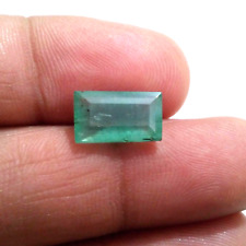 Unique Zambian Emerald Octagon Shape 4.40 Crt Huge Green Faceted Loose Gemstone picture