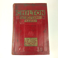Vintage 1940 Chilton Flat Rate and Service Manual 14th ED by Chilton Company HTF picture