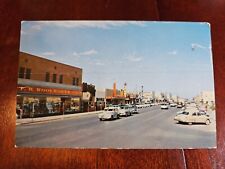Postcard TX Texas Odessa Downtown Street Scene 1940s Era Autos picture