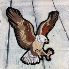 Flying Bald Eagle Jacket Patch Biker Motorcycle Large American Freedom picture