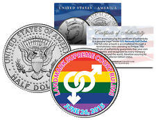 GAY PRIDE Marriage Equality 2015 JFK Half Dollar U.S. Coin Wedding Supreme Court picture