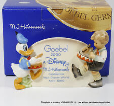 NEW NIB GOEBEL HUMMEL DISNEY PLAQUE Donald Duck Two Little Drummers SIGNED Rare picture