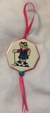Female Bear Golfing Christmas Ornament Pink Ribbon Holiday Tree Decor Gift picture
