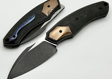 Custom Knife Factory David Lespect Davless - Zircuti / Carbon Fiber / S90V picture